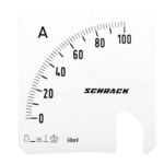 MGS17100-A Wechselskala, 72x72mm, 100A DC<br><u>Verkaufseinheit: 1Stk</u>