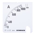 MGS591K0-A Wechselskala, 96x96mm, 1000/2000/5A AC<br><u>Verkaufseinheit: 1Stk</u>