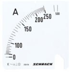 MGS59250-A Wechselskala, 96x96mm, 250/500/5A AC<br><u>Verkaufseinheit: 1Stk</u>