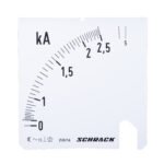 MGS592K5-A Wechselskala, 96x96mm, 2500/5000/5A AC<br><u>Verkaufseinheit: 1Stk</u>