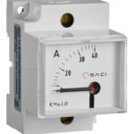 MGSCA040-- SACI EC5VR 45x52,5 Amperemeter direkt, Reiheneinbau 0-40A<br><u>Verkaufseinheit: 1Stk</u>