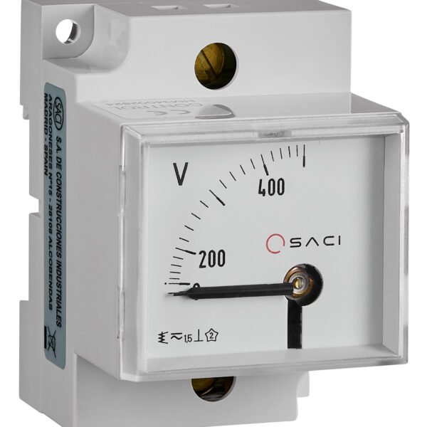 MGSCV500-- SACI EC5VR 45x52,5 Voltmeter, Reiheneinbau, 0-500V<br><u>Verkaufseinheit: 1Stk</u>