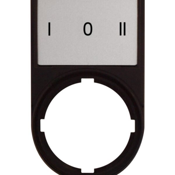 MM216486-- Schild+Träger 30x50 Anzeige: I 0 II<br><u>Verkaufseinheit: 1Stk</u>