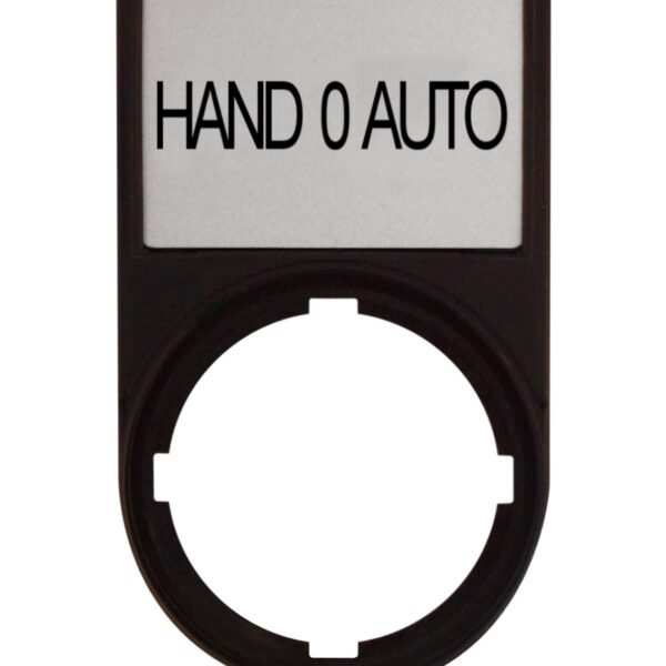 MM216493-- Schild+Träger Anzeige: HAND 0 AUTO<br><u>Verkaufseinheit: 1Stk</u>