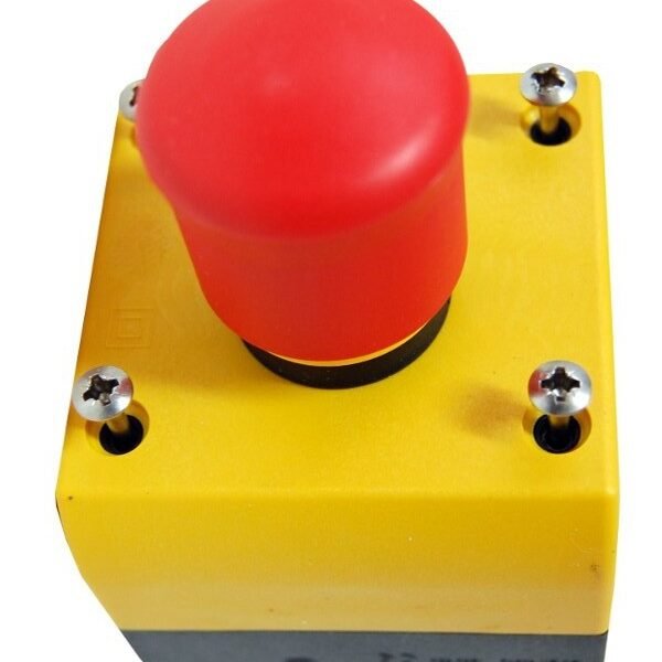 MM216525-- Komplett AP-Gehäuse mit Not-Aus Pilztaster, 1S+1Ö<br><u>Verkaufseinheit: 1Stk</u>