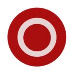 MM218153-- Tastenplatte flach rot "0"<br><u>Verkaufseinheit: 1Stk</u>