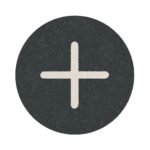 MM218170-- Tastenplatte flach schwarz "+"<br><u>Verkaufseinheit: 1Stk</u>