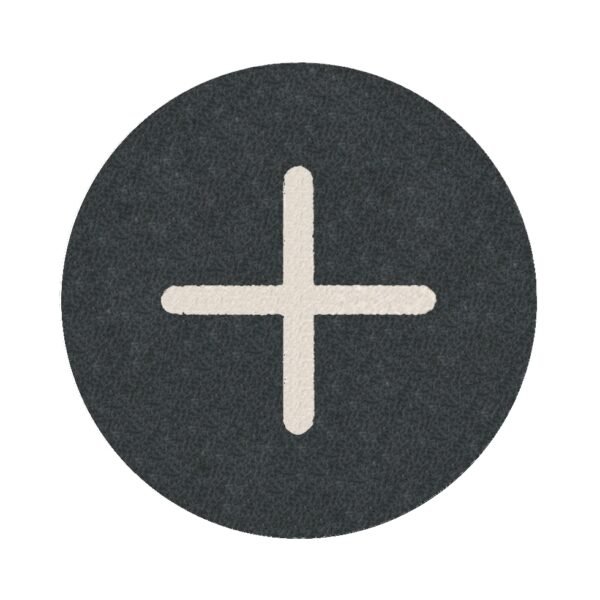 MM218170-- Tastenplatte flach schwarz "+"<br><u>Verkaufseinheit: 1Stk</u>