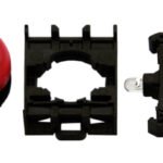 MM900006-- Leuchtmelder SET flach rot 230V<br><u>Verkaufseinheit: 1Stk</u>