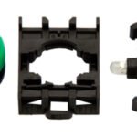 MM900007-- Leuchtmelder SET flach grün 24V<br><u>Verkaufseinheit: 1Stk</u>