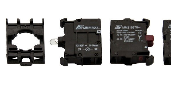 MM900015-- Doppeldrucktaste SET grün/rot 24V, 1S, 1Ö<br><u>Verkaufseinheit: 1Stk</u>