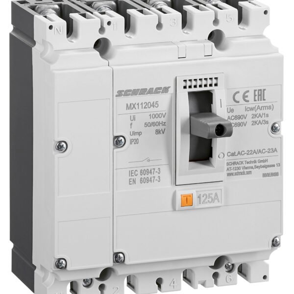 MX112045-- Lasttrennschalter MX1 4-polig 125A<br><u>Verkaufseinheit: 1Stk</u>