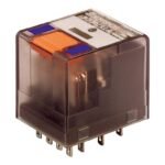 PT570LC4-- Miniatur-Relais, 4 Wechsler, 6A, 24VDC, mit LED und FD<br><u>Verkaufseinheit: 1Stk</u>