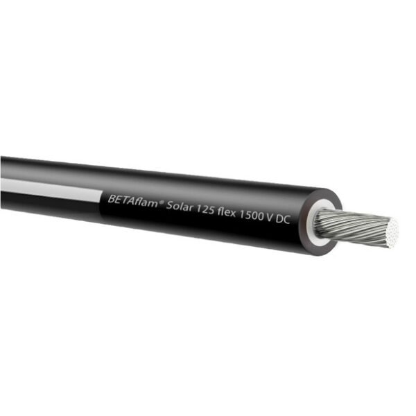 PVW10041-- PV Solarkabel 4² 100m schwarz/weiß Einadrig EN CPR BETAflam<br><u>Verkaufseinheit: 100m</u>