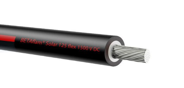 PVW50042-- PV Solarkabel 4² 500m schwarz/rot Einadrig EN CPR BETAflam<br><u>Verkaufseinheit: 500m</u>