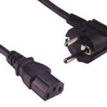 Q7130121-- Netzkabel Schuko - C13 (Kaltgeräte), schwarz, 1,8m<br><u>Verkaufseinheit: 1Stk</u>