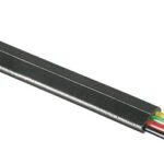 Q7150663-- Modularflachleitung 4pol.schwarz für Telefon-Patchkabel 100m<br><u>Verkaufseinheit: 1Stk</u>