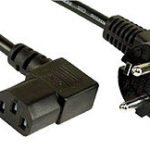 Q7170732-- Netzkabel Schuko - C13 (Kaltgeräte) 90°, schwarz, 5m<br><u>Verkaufseinheit: 1Stk</u>