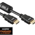 Q7175026-- HDMI 1.4 Kabel, 2x HDMI19 Typ A Stecker, Ferrit/Gold, 3,0m<br><u>Verkaufseinheit: 1Stk</u>
