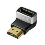 Q7AH0005-A HDMI Adapter 90°, HDMI A Stecker - HDMI A Buchse<br><u>Verkaufseinheit: 1Stk</u>