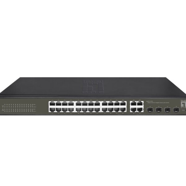QLGES2128- Switch Smart Lite 24xRJ45 10/100/1000 + 4xSFP/RJ45, 19"<br><u>Verkaufseinheit: 1Stk</u>