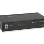 QLGEU0822- Switch 8xRJ45 10/100/1000, Leise, Lüfterlos, externes<br><u>Verkaufseinheit: 1Stk</u>