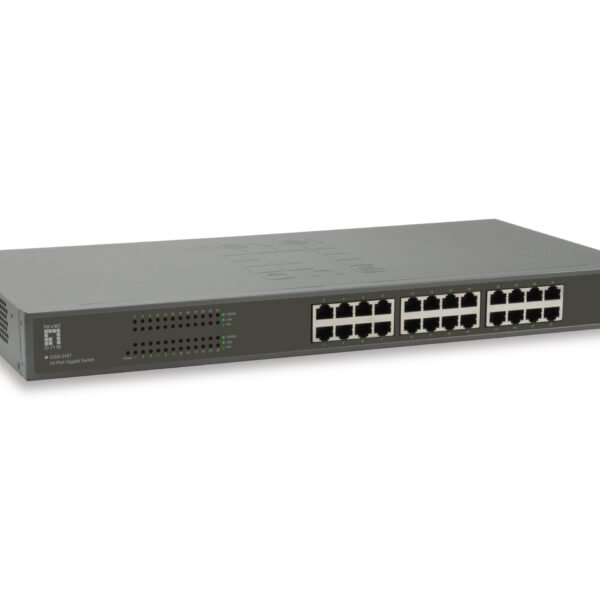 QLGSW2457- Switch 24xRJ45 10/100/1000, Leise, Lüfterlos, internes<br><u>Verkaufseinheit: 1Stk</u>
