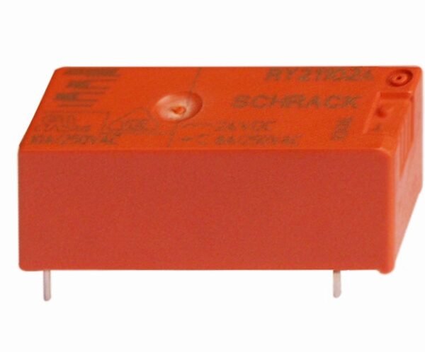RY211024-- RY-Printrelais, 1 Wechsler, 8A, 24VDC, Pinning 3,2mm, Ag<br><u>Verkaufseinheit: 1Stk</u>