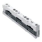 SI014950-- Universal Sammelschienenträger 3-polig+Anschlusslöch. innen<br><u>Verkaufseinheit: 1Stk</u>