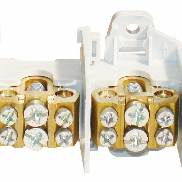 SI025050-- Hauptklemme blank 35mm², 4-polig, 4x2x25mm²<br><u>Verkaufseinheit: 1Stk</u>