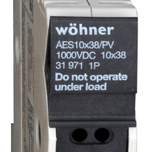 SI319710-- Halter für zylindrische Sicherung 10x38, 1pol.<br><u>Verkaufseinheit: 1Stk</u>