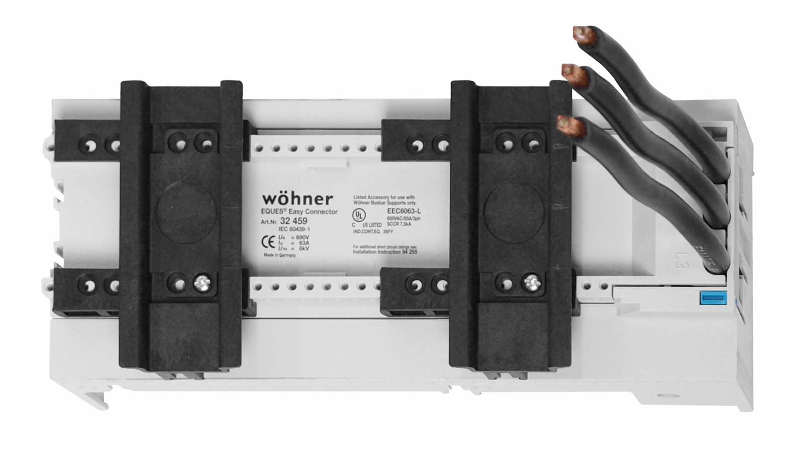 OLYMPUS DIGITAL CAMERA SI324590-- Sammelschienenadapter 63A, 2 Tragschienen<br><u>Verkaufseinheit: 1Stk</u> – Bild 1