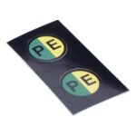 SI784420-- Bezeichnungsschild PE grün-gelb<br><u>Verkaufseinheit: 1Stk</u>