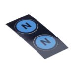 SI784430-- Bezeichnungsschild N blau<br><u>Verkaufseinheit: 1Stk</u>