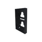 SPUT9172B- Aufputz Gehäuse 2-fach ULTRA 110x198x35mm, schwarz<br><u>Verkaufseinheit: 1Stk</u>