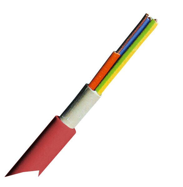 X020105JRC YM-J 3x2,5 re rot, PVC Mantelleitung<br><u>Verkaufseinheit: 100m</u>