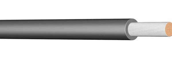 X09020501C SiF 2,5 schwarz, Silikon Aderleitung<br><u>Verkaufseinheit: 100m</u>