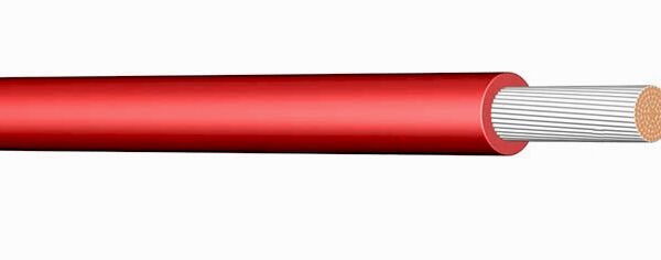 X09020511C SiF 2,5 rot, Silikon Aderleitung<br><u>Verkaufseinheit: 100m</u>