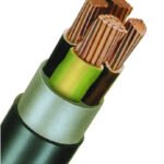 X102002JED E-Y2Y-J 4x10re schwarz, Starkstromkabel mit PE-Außenmantel<br><u>Verkaufseinheit: 500m</u>