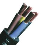 XC040301-- H07RN-F 1x1,5 schwarz, Gummischlauchleitung feindrähtig<br><u>Verkaufseinheit: 1m</u>