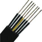 XC050612-- H07VVH6-F 5G2,5 schwarz, PVC Flachleitung feindrähtig<br><u>Verkaufseinheit: 1m</u>