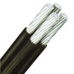 XC102804-- E-A2Y 4x70rm 0,6/1kV schwarz, PE Alu-Freileitung mehrdrähtig<br><u>Verkaufseinheit: 1m</u>