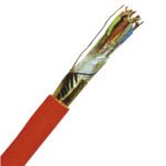 XC131503-- JE-H(ST)H 8x2x0,8 E90 orange, Installationskabel halogenfrei<br><u>Verkaufseinheit: 1m</u>