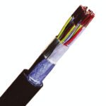 X152001--C F-2YA2Y 2x2x0,6 sw, Polyethylen-isolierte Fernsprechkabel<br><u>Verkaufseinheit: 100m</u>