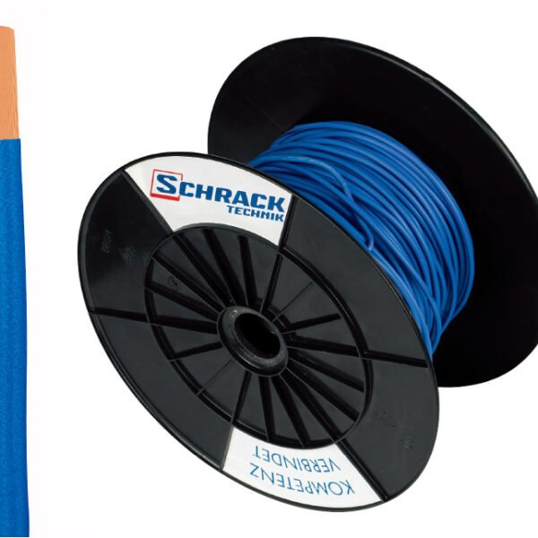 XC91010202 Spule H07V-U (Ye) 2,5mm² blau, eindrähtig<br><u>Verkaufseinheit: 200m</u>