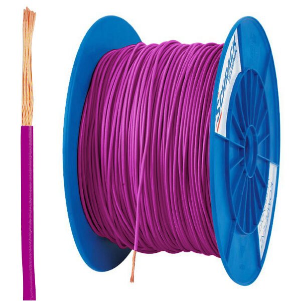 XC91040206 Spule H05V-K (Ysf) 0,75mm² violett, feindrähtig<br><u>Verkaufseinheit: 300m</u>