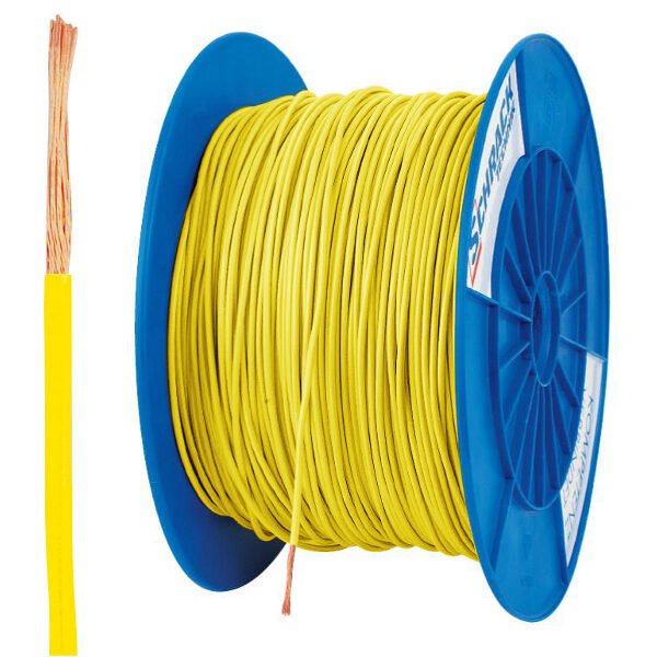 XC91040210 Spule H05V-K (Ysf) 0,75mm² gelb, feindrähtig<br><u>Verkaufseinheit: 300m</u>