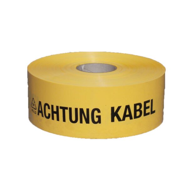 XCWAT10NTR Leitungswarnband "ACHTUNG KABEL", 100/0,25mm(250m pro Rolle)<br><u>Verkaufseinheit: 1VE</u>