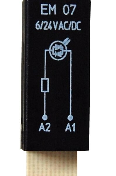 YMLRA024-- LED-Steckmodul, rot, 6 - 24VAC/DC, EM07<br><u>Verkaufseinheit: 1Stk</u>