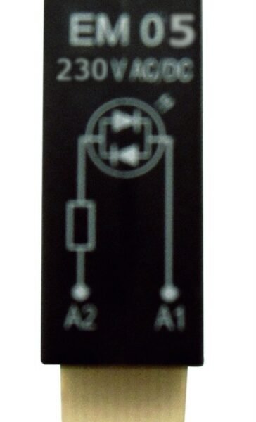YMVAW230-- Varistor-Steckmodul, 230VAC, EM05<br><u>Verkaufseinheit: 1Stk</u>